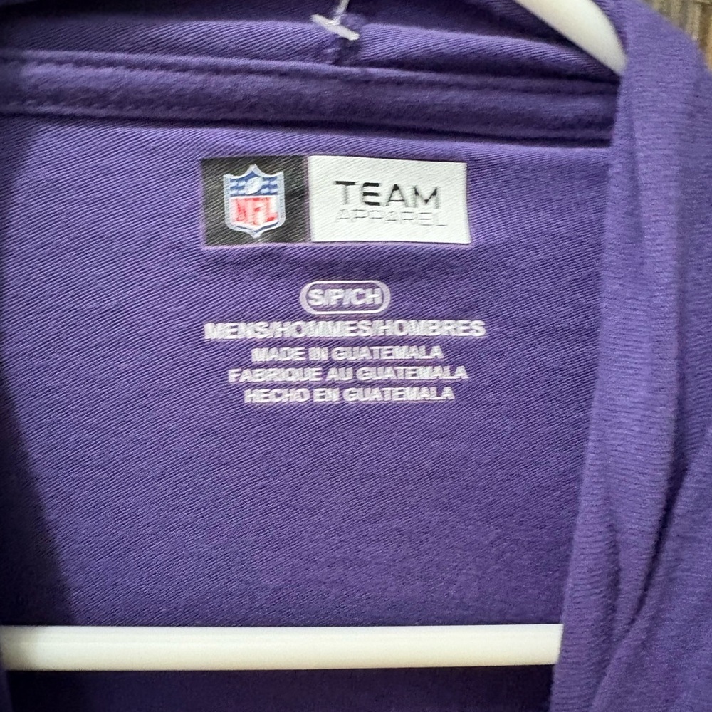 NFL Team Vikings Apparel Purple Hoodie - Picture 2 of 3